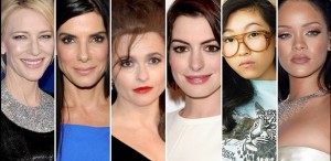 Cate Blanchett, Sandra Bullock, Rihanna, Anne Hathaway şi Helena Bonham Carter, în 