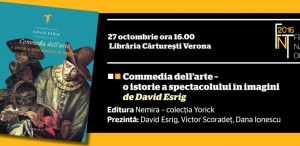 David Esrig lansează „Commedia dell’ arte” la FNT