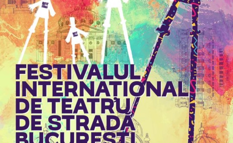 București, scena Festivalului Internațional de Teatru de Stradă