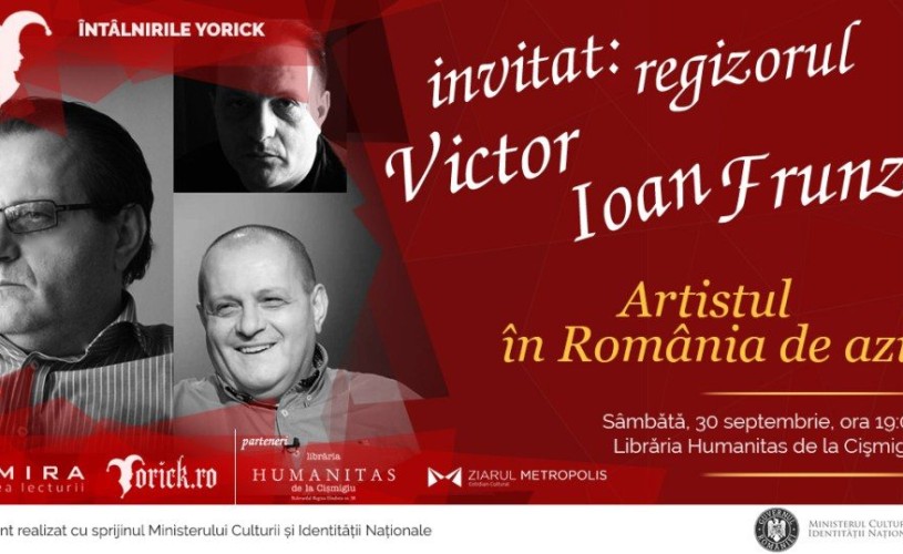 Victor Ioan Frunză la Întâlnirile Yorick: Artistul în România de azi