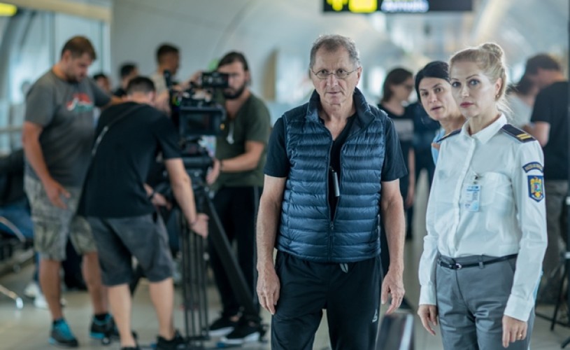 Horațiu Mălăele, filmări pe Aeroportul Henri Coandă pentru noul său film