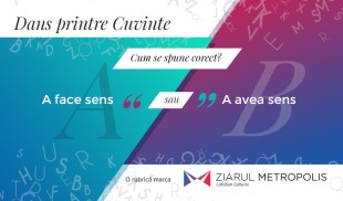 „A face sens” sau „a avea sens”? Cum e corect?