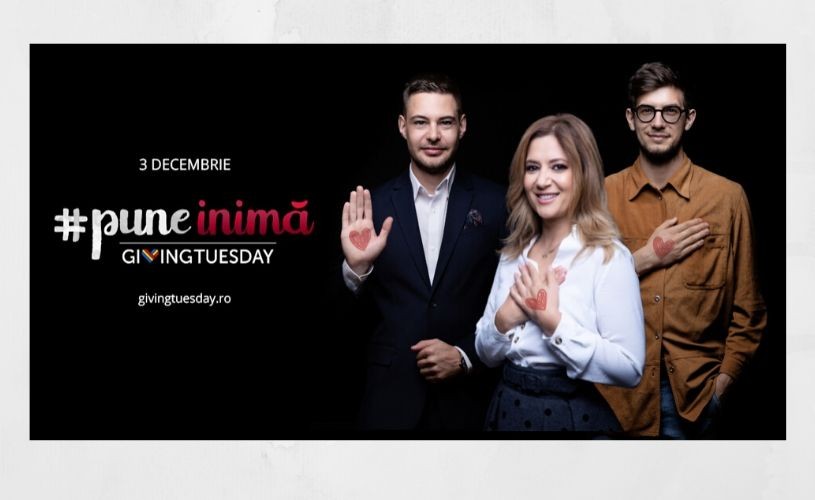 România generoasă #puneinimă pe 3 decembrie, de Ziua Internațională a Generozității