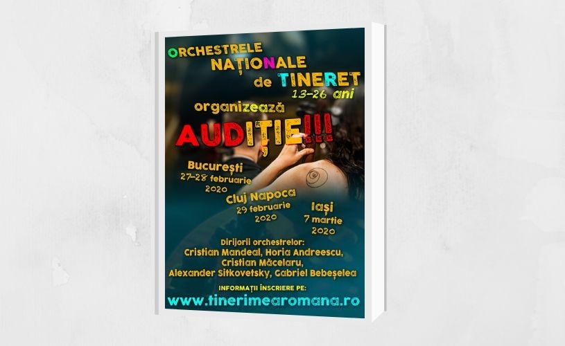 Audiție organizată de Orchestrele Naționale de Tineret
