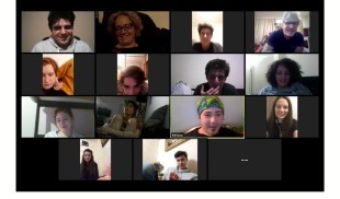 Anul 1 actorie, grupa B – lecturi de teatru contemporan și o discuție după vizionarea unei teme