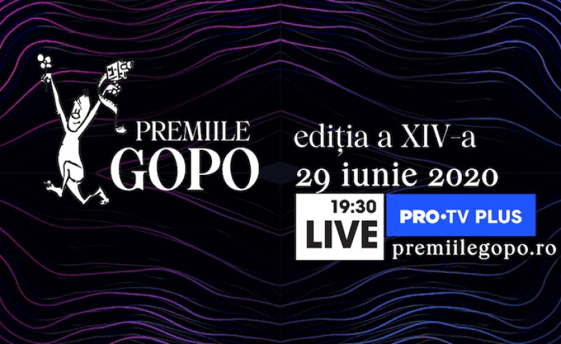 Gala Premiilor Gopo: 29 iunie, ora 19:30, LIVE pe PRO TV PLUS și premiilegopo.ro