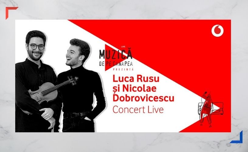 Muzică de pe canapea / Luca Rusu & Nicolae Dobrovicescu, LIVE