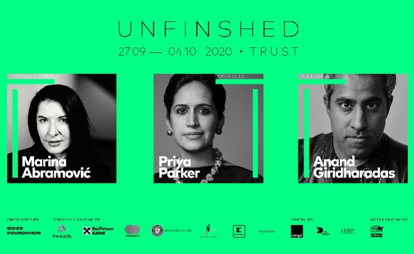 Începe Unfinished 2020: peste 60 de speakeri, din 21 de țări din întreaga lume
