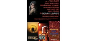 Întâlnire cu Alexander Hausvater în postura de scriitor la Teatrul “Stela Popescu”, pe 25 februarie