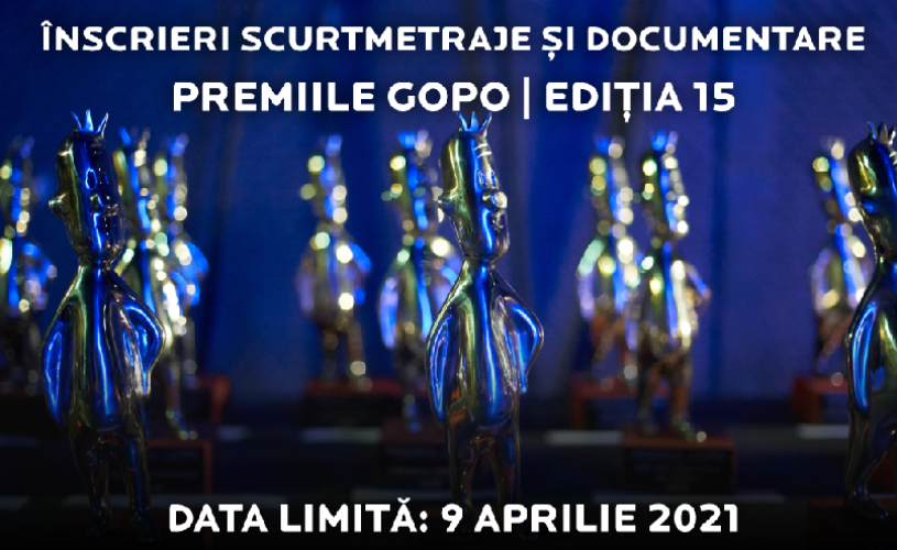 Premiile Gopo 2021: apel de înscrieri pentru categoriile de documentar și scurtmetraj