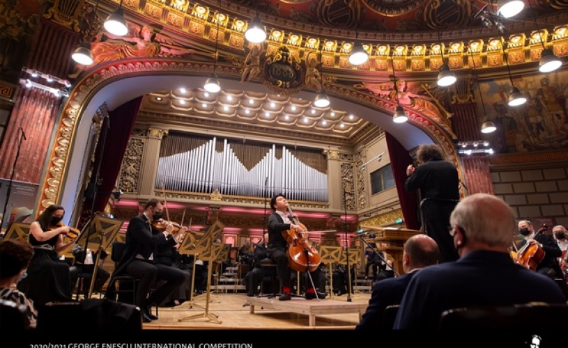 Record de vârstă: cel mai tânăr câștigător în istoria Concursului Enescu, în competiția de violoncel
