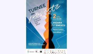 Vioara lui Enescu în Parcul Coloanei fără sfârşit din Târgu Jiu