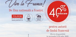 Vive la France! Reduceri oferite de Editura Polirom, de ziua națională a Franței