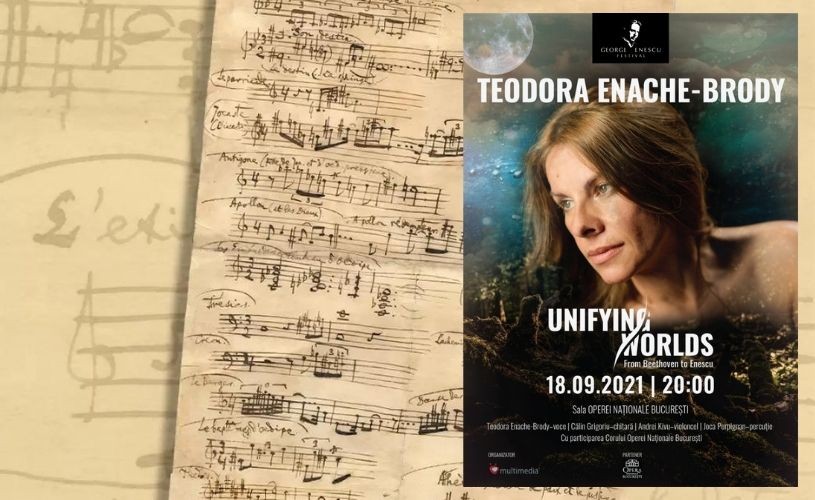Concert extraordinar Teodora Enache-Brody, cu versiunile vocale ale Rapsodiilor lui Enescu, la Festivalul Enescu