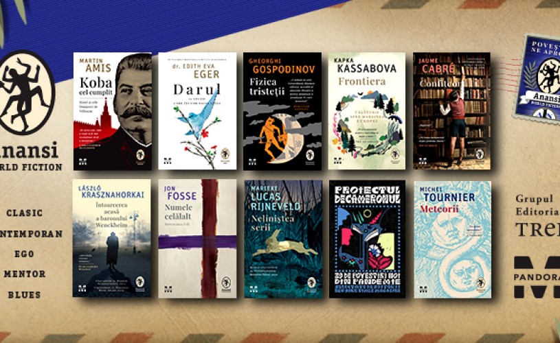 10 noi titluri îmbogățesc, din toamna aceasta, portofoliul colecției Anansi. World Fiction