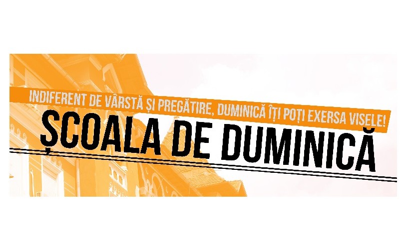UNATC Alternativ – Școala de Duminică își așteaptă cursanții din 14 noiembrie