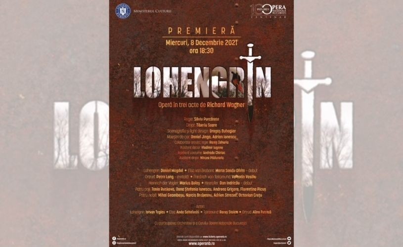 „Lohengrin” în regia lui Silviu Purcărete în premieră la centenarul Operei Naționale București