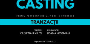 Casting pentru performance-ul „Tranzacții” la Teatrelli