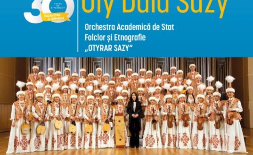 Muzica Marii Stepe – Uly Dala Sazy, concert al Orchestrei academice de folclor și etnografie de stat “Otyrar Sazy”, la ONB