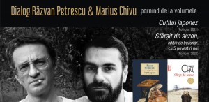 Sezonul cuțitelor japoneze la Cărturești Verona: dialog Răzvan Petrescu & Marius Chivu