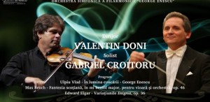 Vioara lui Enescu va răsuna la Ateneul Român,  în interpretarea lui Gabriel Croitoru