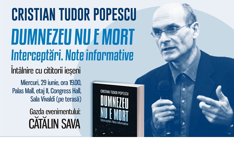 Cristian Tudor Popescu, la Iași: întâlnire cu cititorii