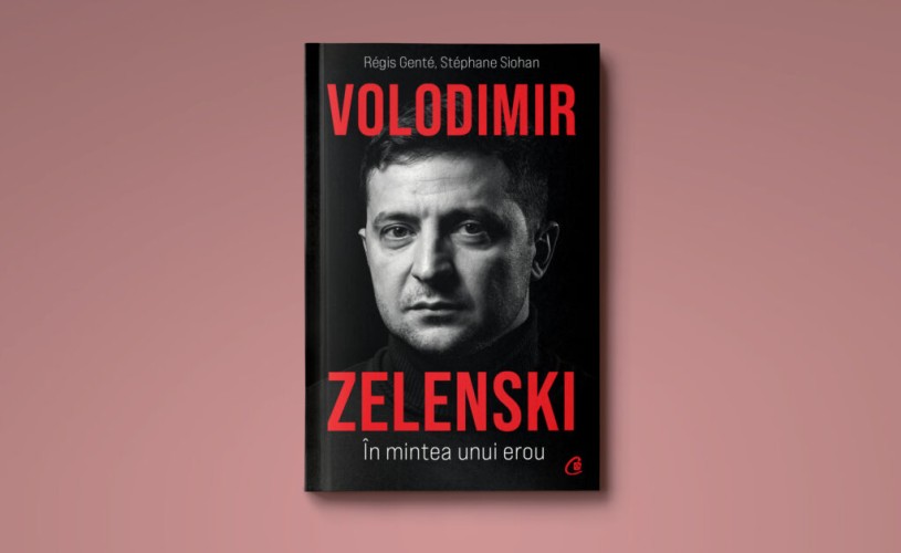 Un portret al lui Volodimir Zelenski