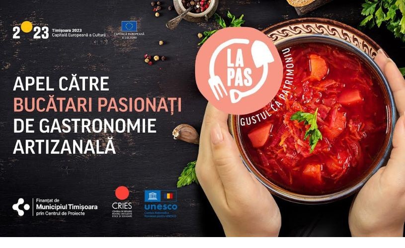 Apel pentru bucătari pasionați de gastronomie artizanală: Gustul ca patrimoniu