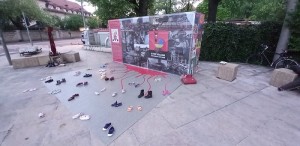 Celula de Artă duce instalația artistică War on War la Buzău International Arts Festival