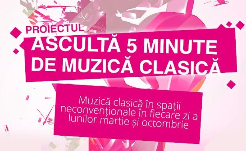 „Ascultă 5 minute de muzică clasică” pentru copiii României