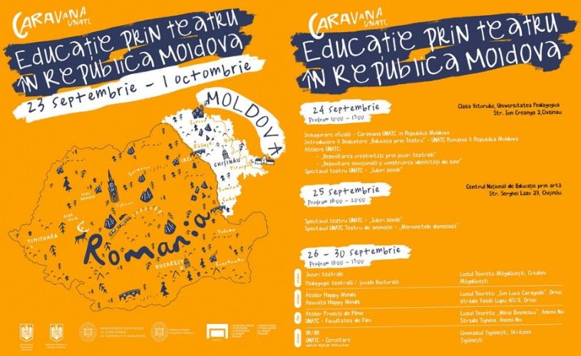 Caravana UNATC și Educația prin Teatru în Republica Moldova
