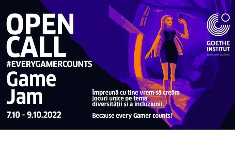 Goethe-Institut îi provoacă pe tineri să dezvolte un joc video relevant social în cadrul unui Game Jam de 48 de ore
