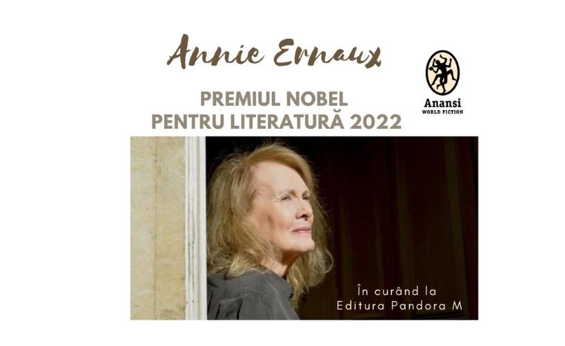 Scriitoarea franceză Annie Ernaux a câștigat Premiul Nobel pentru Literatură 2022