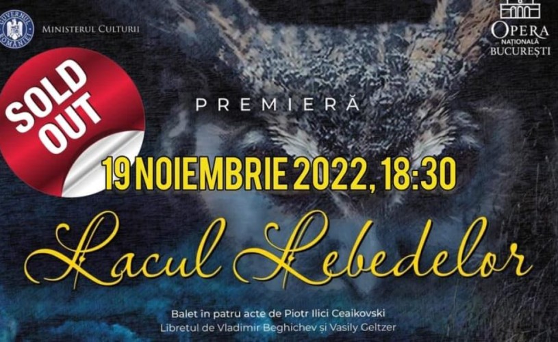 „Lacul lebedelor” revine la Opera Națională București