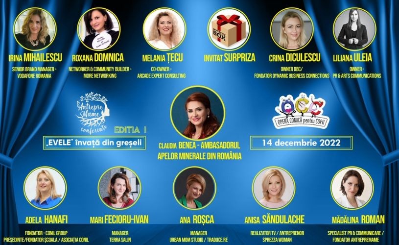 Conferințele AntrepreMAME – Ediția I. Evele învață din greșeli