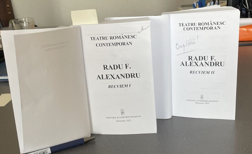 Radu F. Alexandru lansează la TNB două volume de teatru