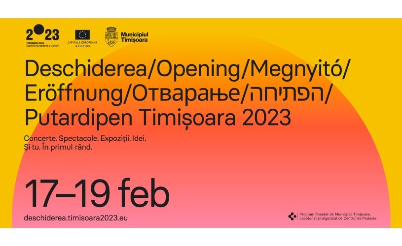 Cu mic, cu mare, Deschidem Timișoara 2023 – Capitală Europeană a Culturii!