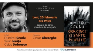 „Ora cinci și șapte minute”, volum de povestiri de Dumitru Crudu despre generații prinse în războaie