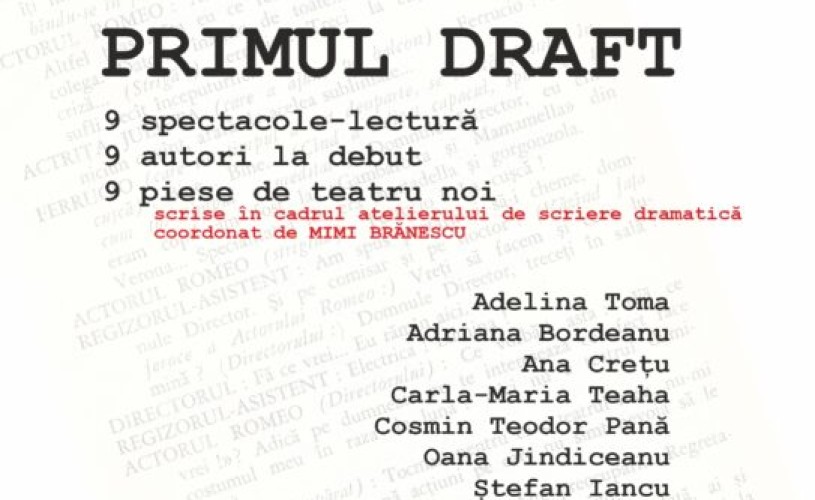 9 spectacole-lectură după texte coordonate de Mimi Brănescu, la TNB