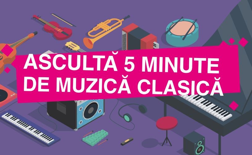 “Ascultă 5 minute de muzică clasică” – între 1 și 31 martie, în spații neconvenționale