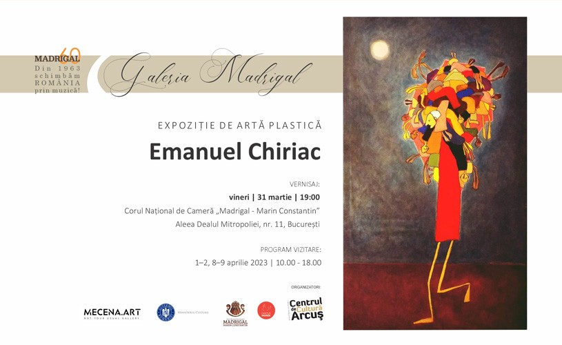 Galeria „Madrigal 60” vernisează expoziția artistului Emanuel Chiriac