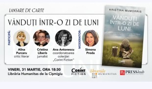 Lansare de carte Corint Fiction – „Vânduți într-o zi de luni” – Kristina Mcmorris