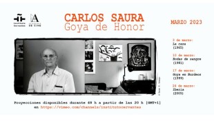 Filme online la Institutul Cervantes: Omagiu lui Carlos Saura, Premiul Goya de Onoare 2023