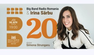 Irina Sârbu serbează 20 de ani de activitate, alături de Big Band-ul Radio
