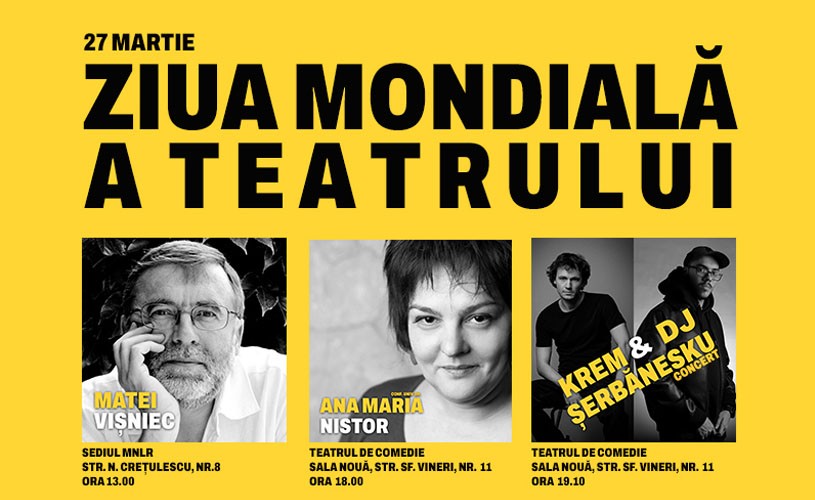Comedie pentru liceeni, de Ziua Mondială a Teatrului