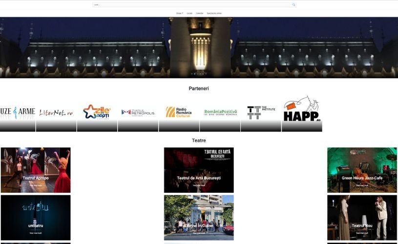 „Teatru independent”, site și aplicație mobilă cu harta și programul teatrelor independente din România