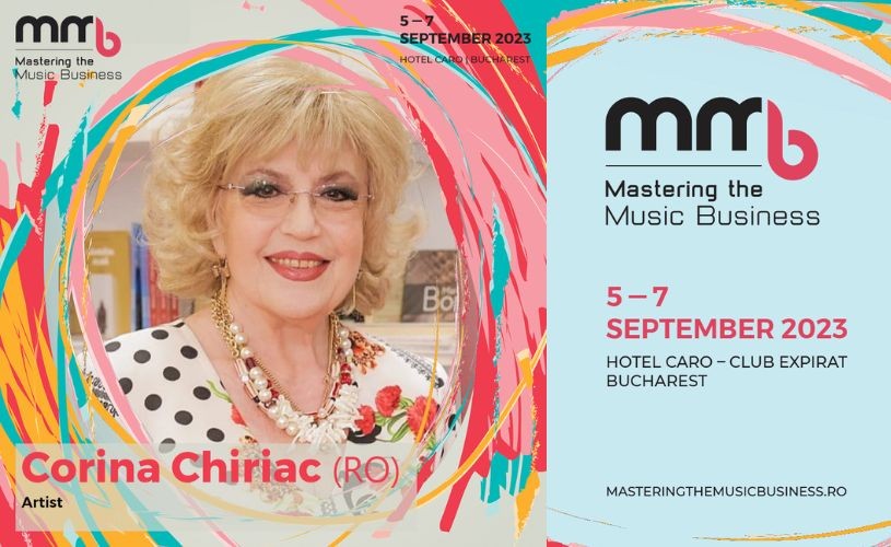 După 50 de ani de carieră Corina Chiriac își povestește viața de artist la Mastering The Music Business 2023