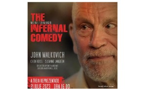John Malkovich, în spectacolul THE INFERNAL COMEDY, la Timișoara