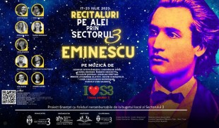 Eminescu pe alei prin Sectorul 3