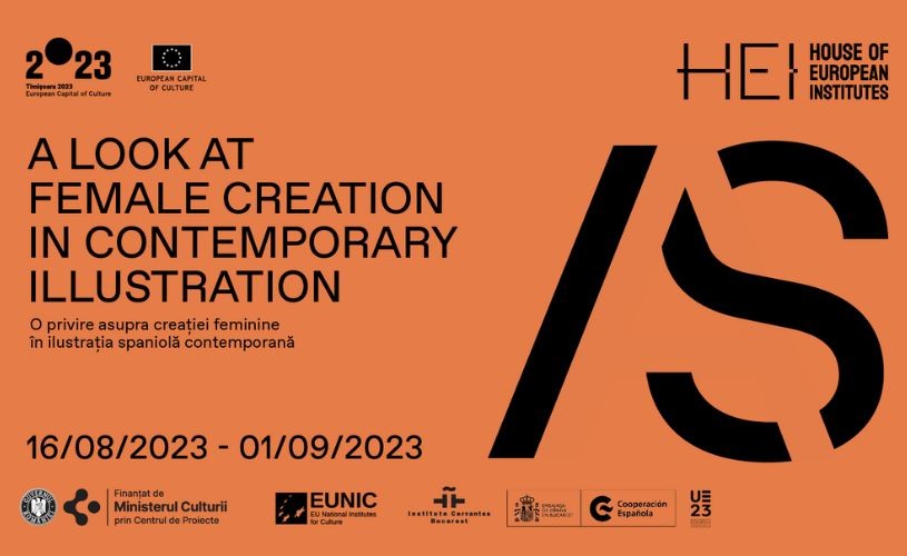 Expoziția „ILUSTRAD/AS. O Privire asupra creației feminine în ilustrația spaniolă contemporană”, prezentată în cadrul programului Timișoara 2023